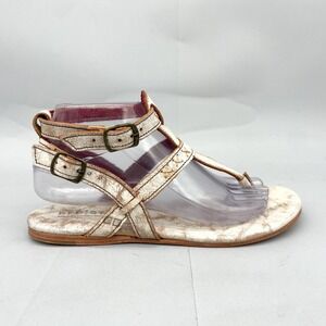 Bed Stu Womens 8.5 Moon Sandals Nectar Lux Leather Gladiator Flat Boho Thong